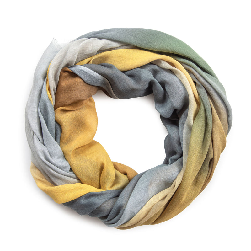 GERBERA linen blend scarf