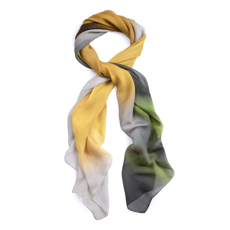 GERBERA silk chiffon scarf