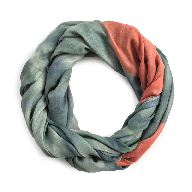 POPPY FIELD linen blend scarf