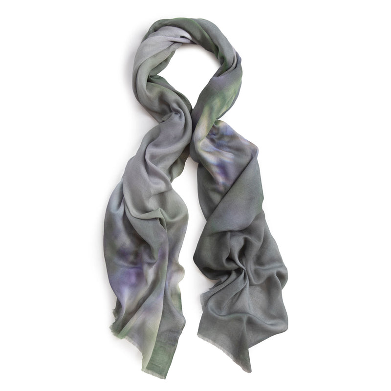 STATICE linen blend scarf