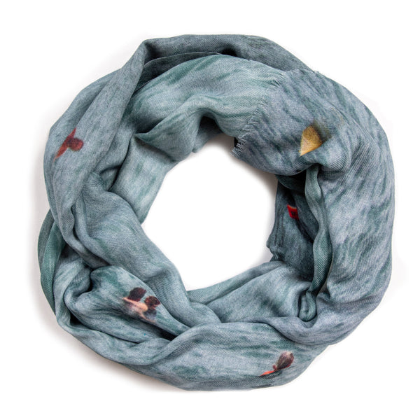THE SWIMMERS oversized wool scarf