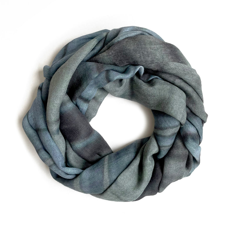 DOWNPOUR skinny wool scarf